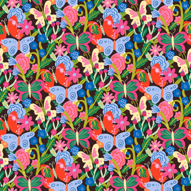 Bold Butterflies and Blooms — Multi